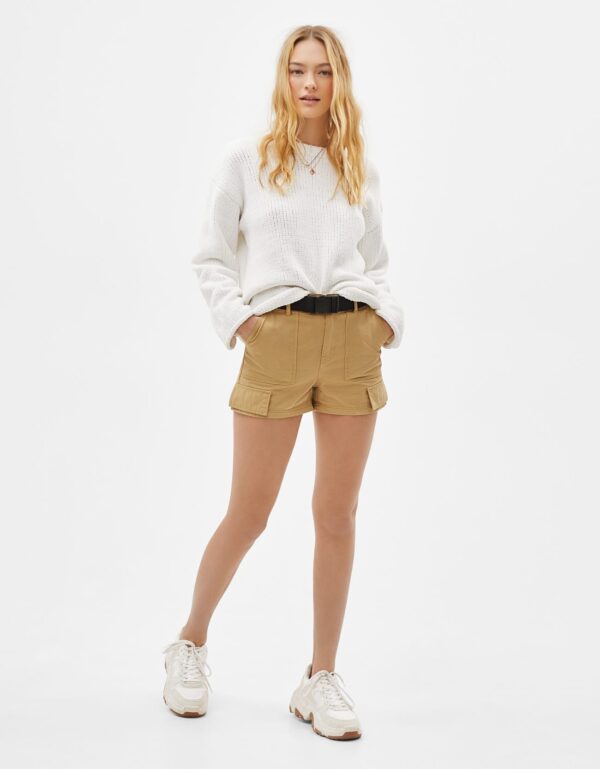 Belted Cargo Shorts - Image 3