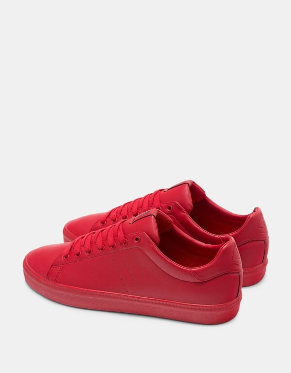 Red Lace-up Sneakers - Image 2