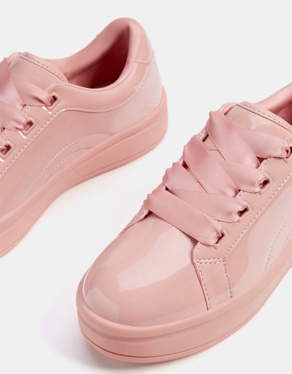 Faux Patent Sneakers - Image 4