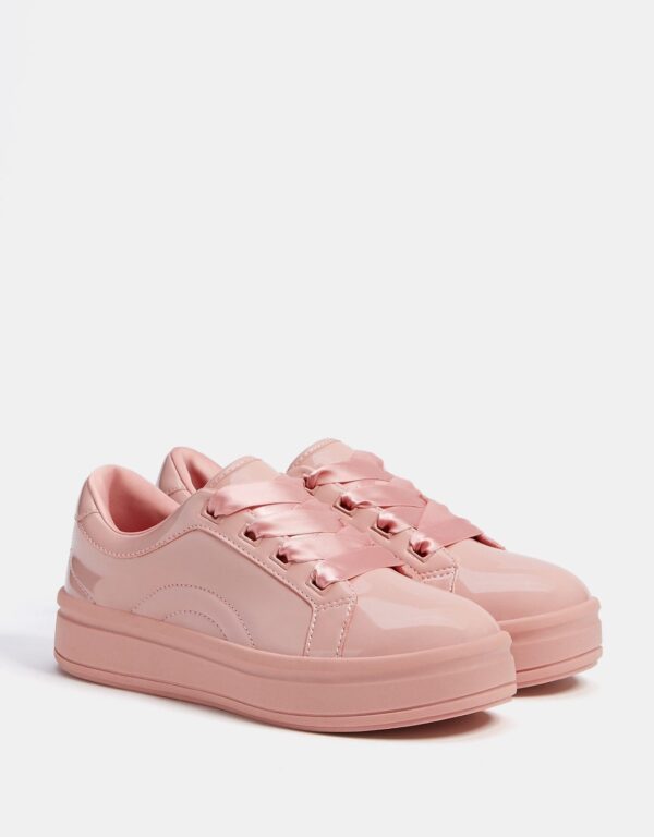 Faux Patent Sneakers - Image 3