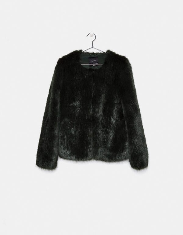 Short Faux Fur Coat - Image 2